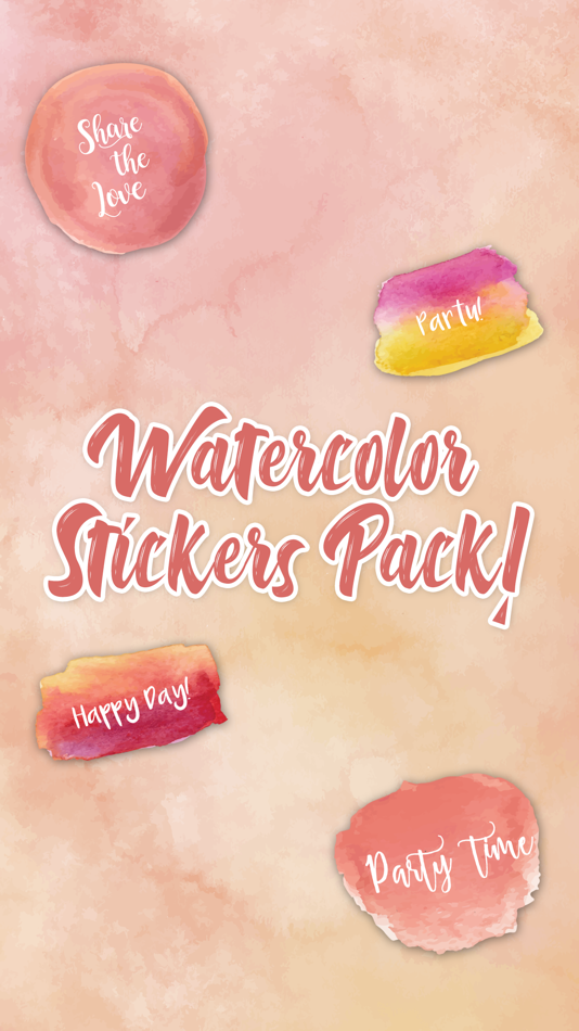 The Watercolor Painting Emojis - 1.2 - (iOS)