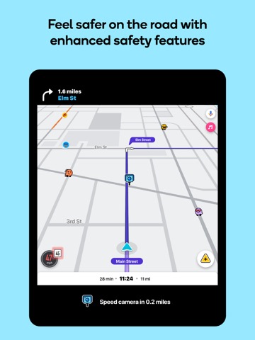 Waze カーナビ & 交通情報のおすすめ画像4