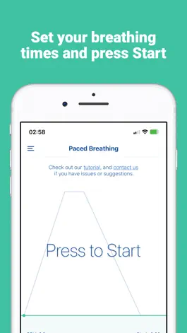 Game screenshot Paced Breathing Trainer mod apk