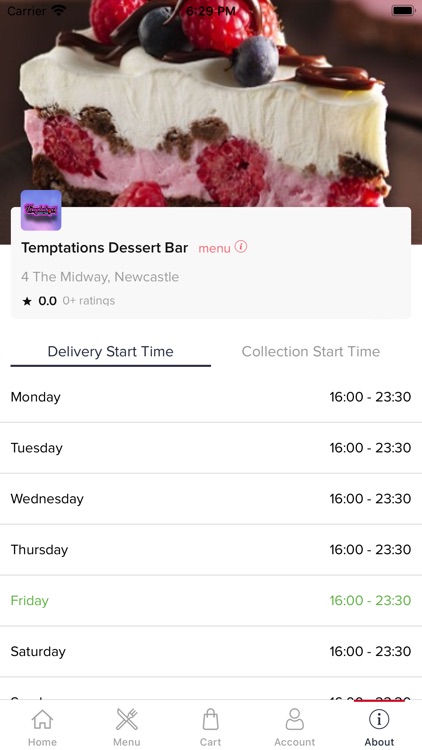 Temptations Dessert Bar