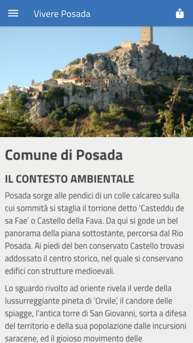 Comune di Posada Screenshot