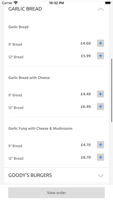 Goody’s Flame Grill, Screenshot