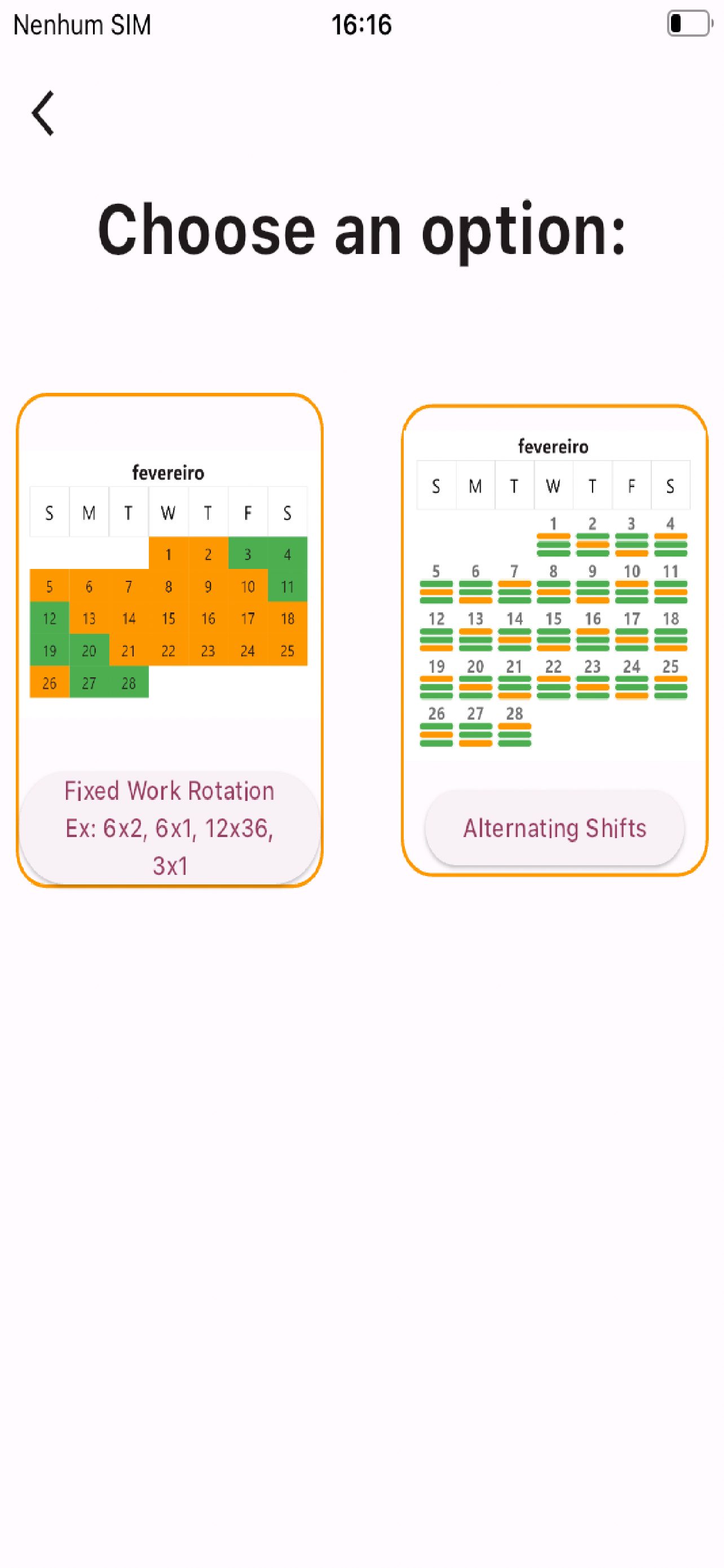Create Work Shift Schedule