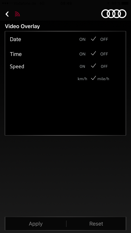#1. Universal Traffic Recorder (iOS) Podle: AUDI AG