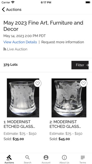 District Auction Screenshot