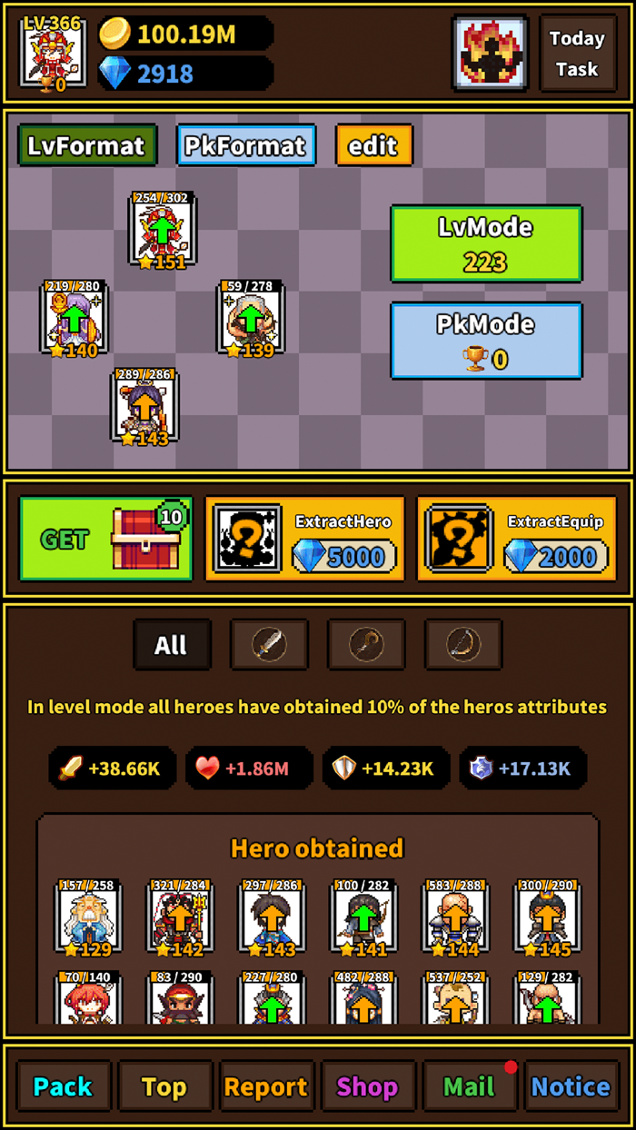 SimpleRPG - Leisure upgrade