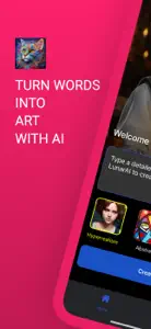 Lunar AI Art Generator screenshot #1 for iPhone