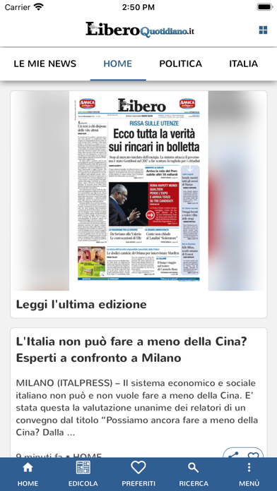 Libero Edicola Digitale Screenshot