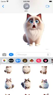 How to cancel & delete ragdoll cat stickers 1