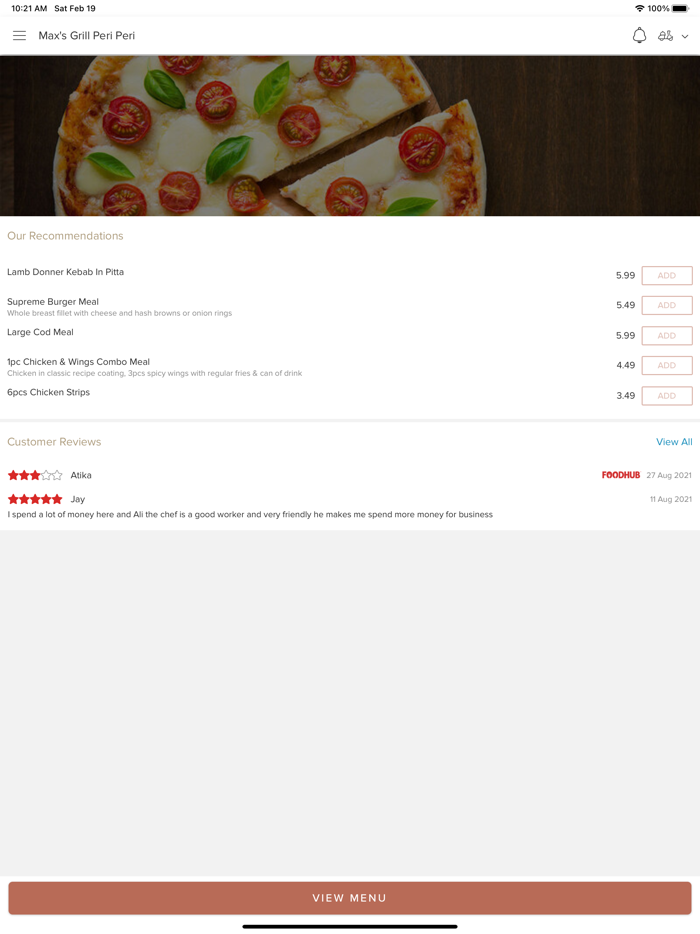 Maxs Grill Peri Peri.