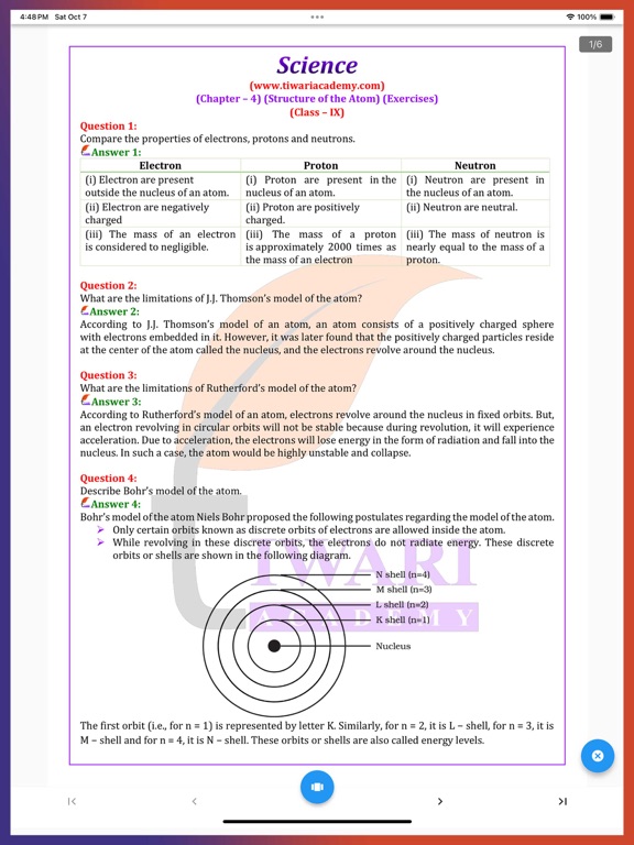 Screenshot #6 pour Class 9 Science Solutions