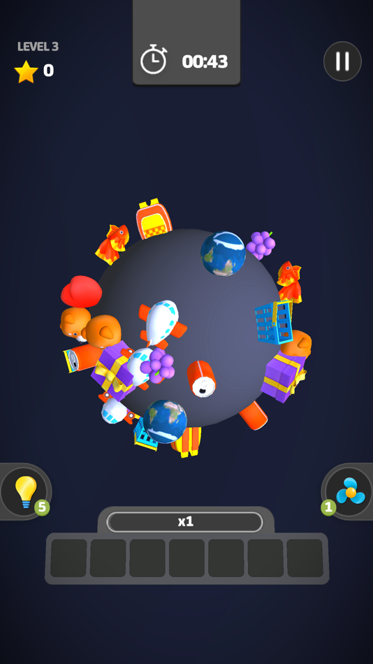 #2. Triple Match Sphere 3D (iOS) 由: MOONEE PUBLISHING LTD