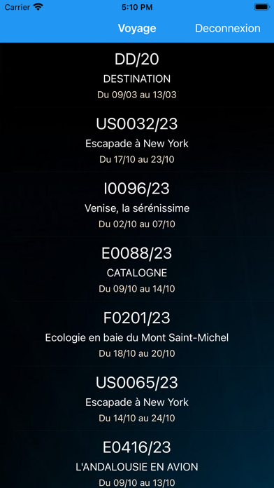 VEFE - Voyages éducatifs Screenshot