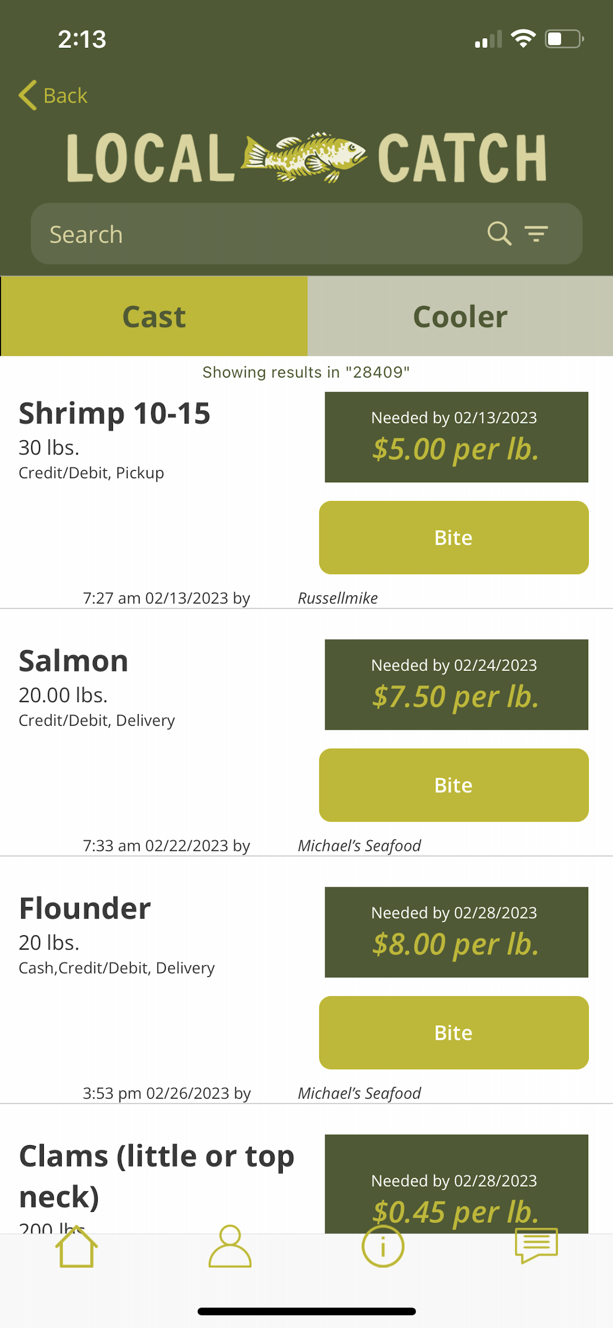 Local Catch App