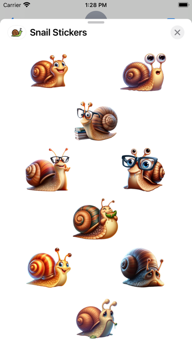 Screenshot #1 pour Snail Stickers