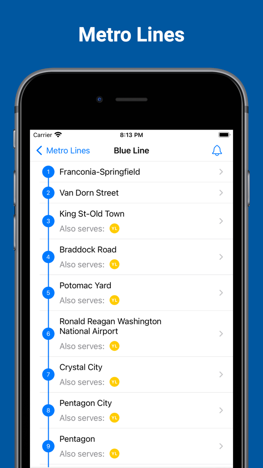 #8. DC Metro & Bus – Schedules (iOS) 由: ASN GROUP LLC