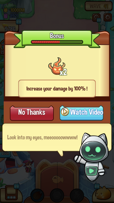 Tower Defense: Cat vs Zombie Screenshot