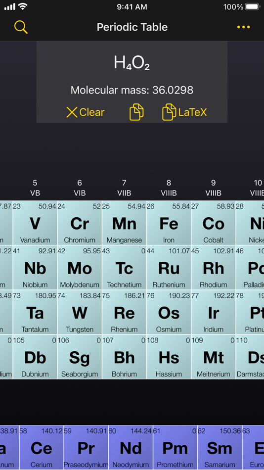 #4. Periodic Table of Elements+ (iOS) 由: Sonya Marcarelli