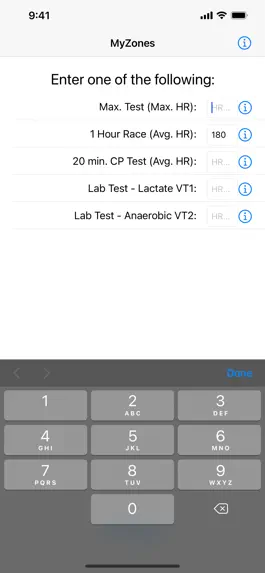 Game screenshot MyZones - HR Zone Calculator mod apk