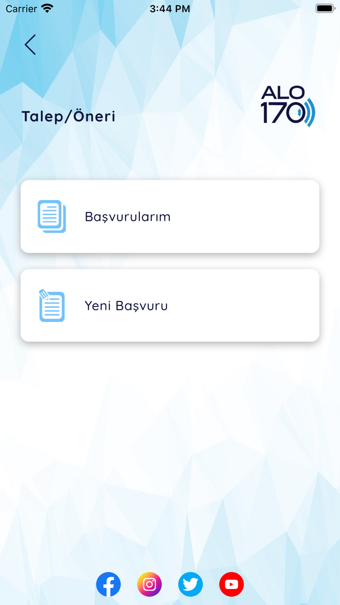 Alo170  İletişim Merkezi