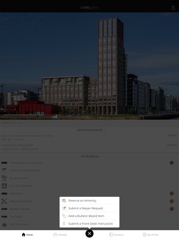 Screenshot #6 pour Capital Dock Residence App