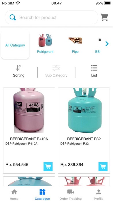 Daikin Accessories Mobile Screenshot