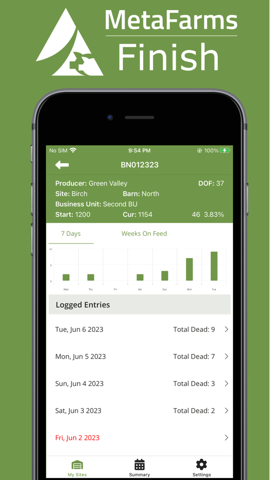 #1. MetaFarms Finish Mobile (iOS) 由: MetaFarms, Inc.
