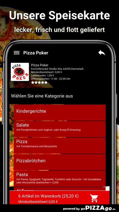 Pizza Poker Darmstadt Screenshot