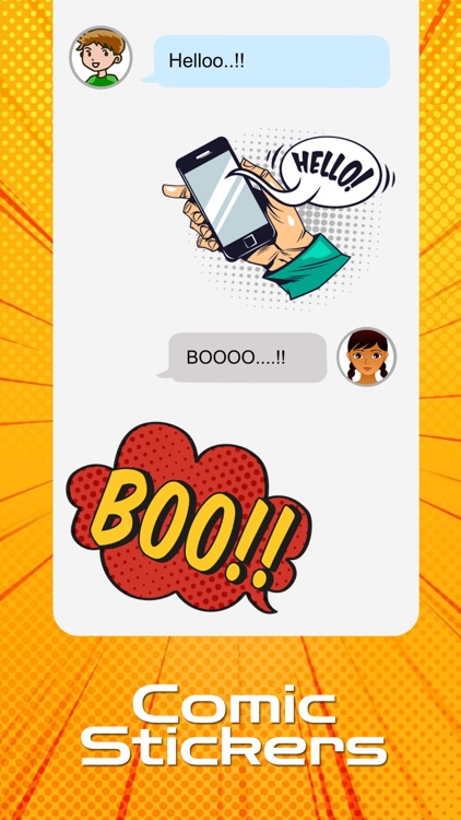 Comic Stickers Real