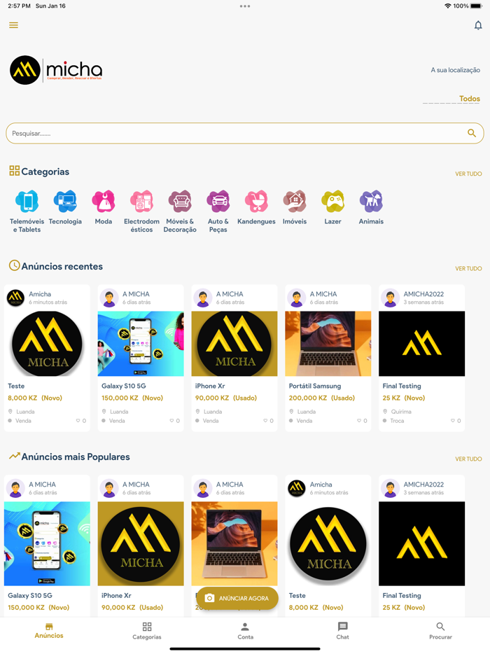 AMICHA - Comprar e Vender