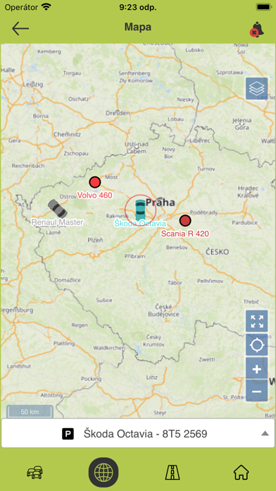 GPSdohled track! Screenshot