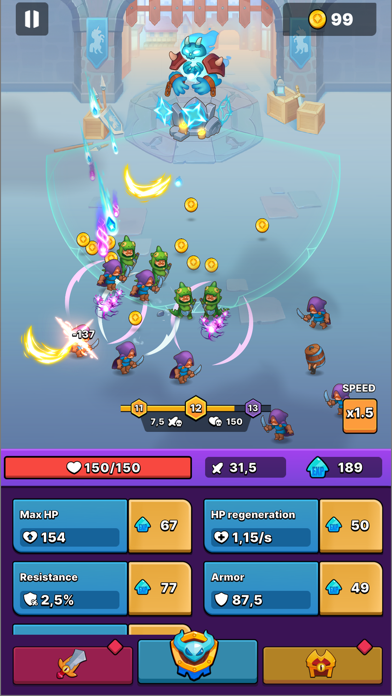 Evil Rush - Idle Tower Defense Screenshot