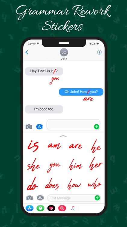 Grammar Rework Stickers