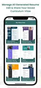 CV Maker Resume Templates screenshot #7 for iPhone