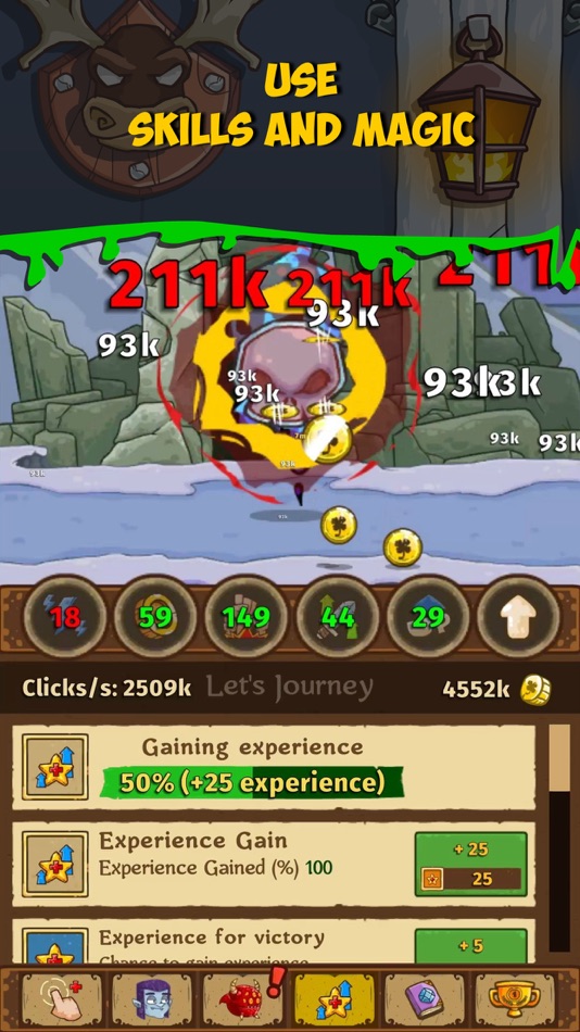#4. Monster Hunt Clicker - Ruins (iOS) Podle: Boris Galeev