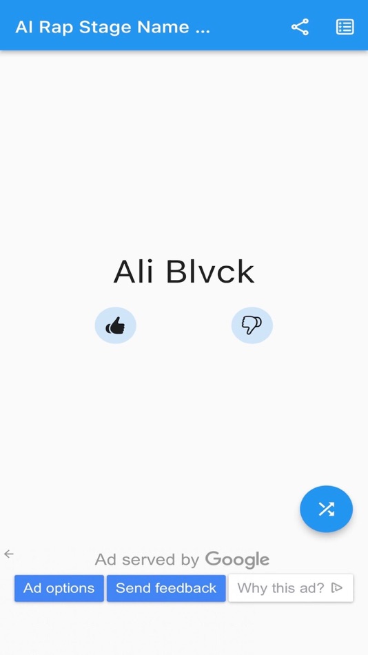 #3. AI Rap Name Generator (iOS) 由: Colr Club