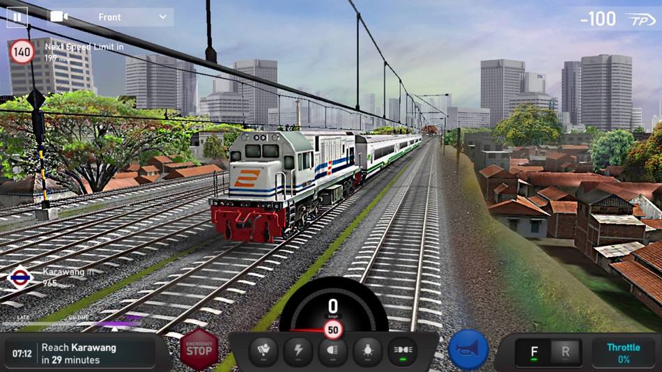 #4. Indonesian Train Simulator (iOS) 由: Highbrow Interactive