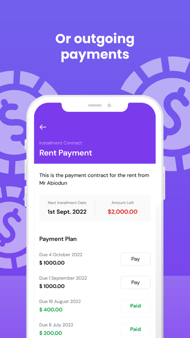 Payy Money Tracker Screenshot