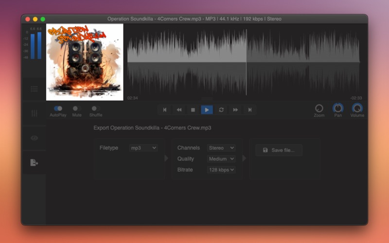 Ampado PRO - Audio Player Screenshot