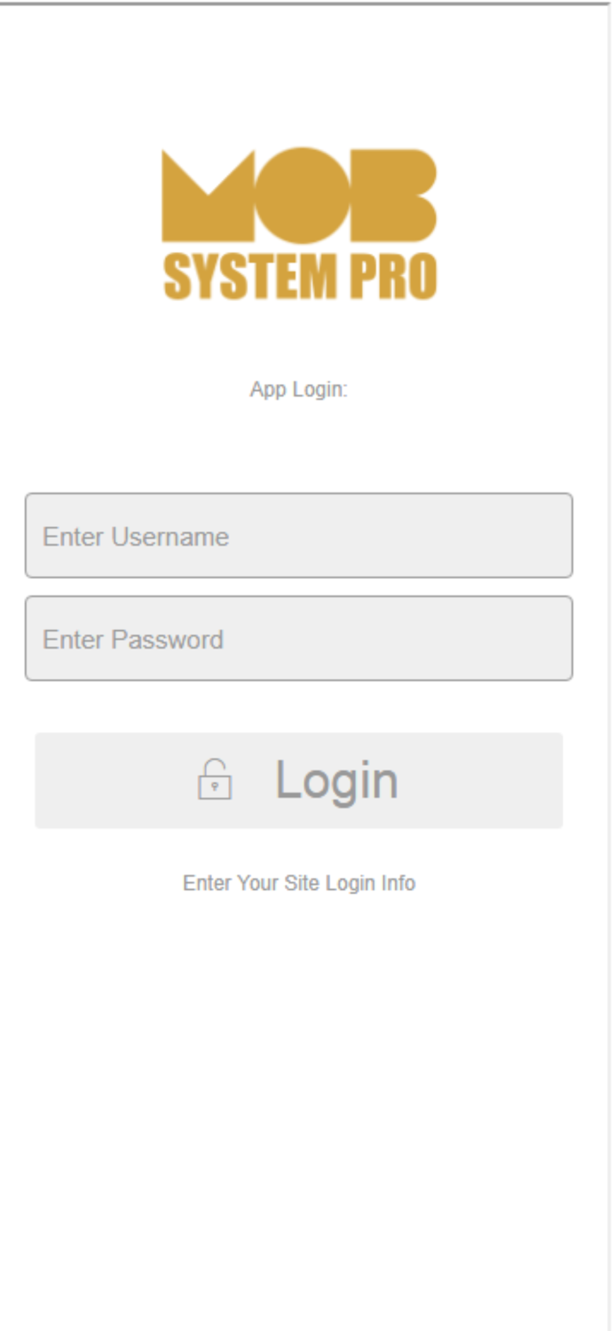 MOBSystemPro App and System
