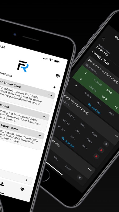 Regimen Fitness Screenshot