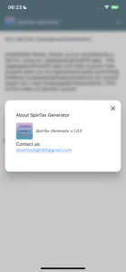 SpinTax Generator screenshot #8 for iPhone