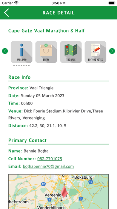 Runners Guide Screenshot