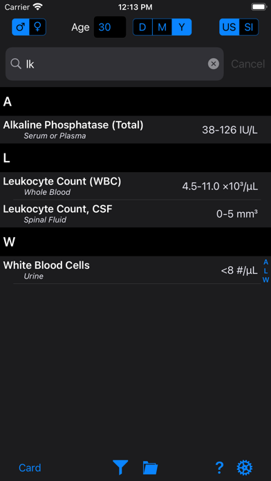 RH Medical Labs Screenshot