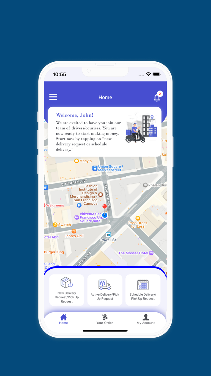 XPEDE DRIVER DELIVERY APP