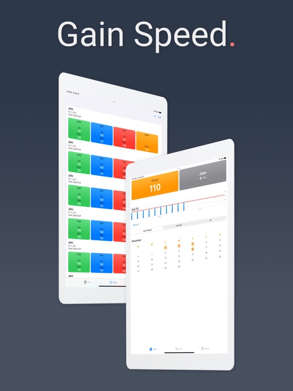 Speed Golfers iPad screenshot 1 - Sports app