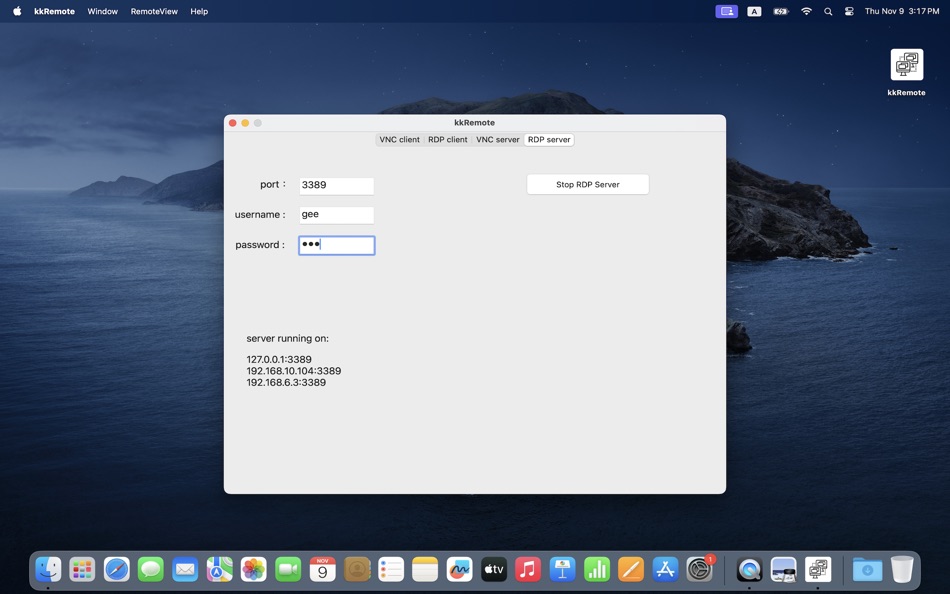 #3. kkRemote (macOS) Podle: 琼洁 但