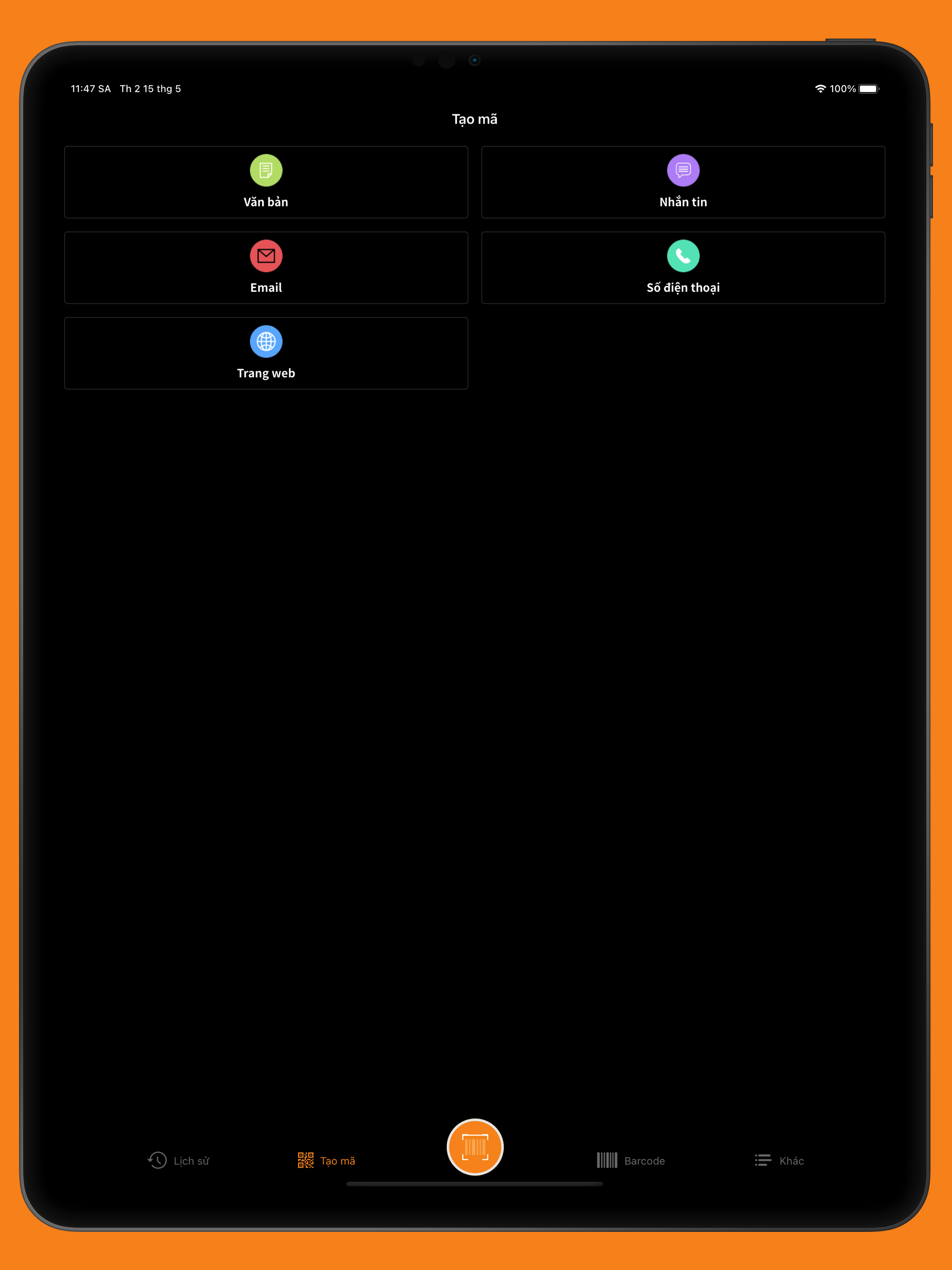 QRScanner: Generate & Scan QR