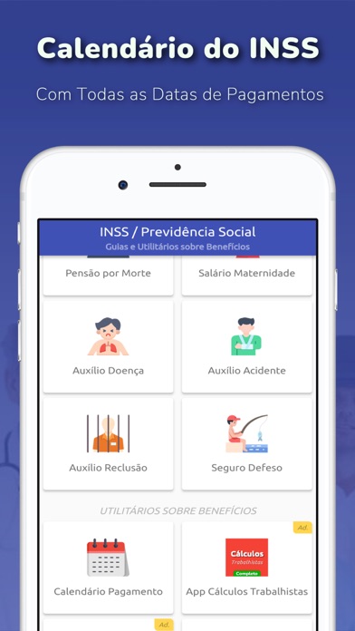 INSS - Cálculo de Benefícios Screenshot