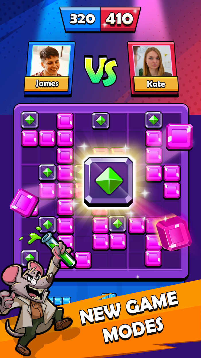 Block Heads  Puzzle 2 Player